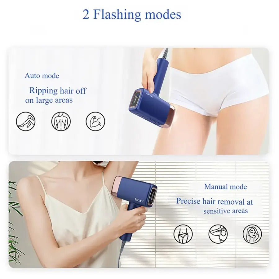 MLAY T14 Home IPL Hair Removal Device – Full-Body Use, Multiple Functions, Smooth Skin Made Easy