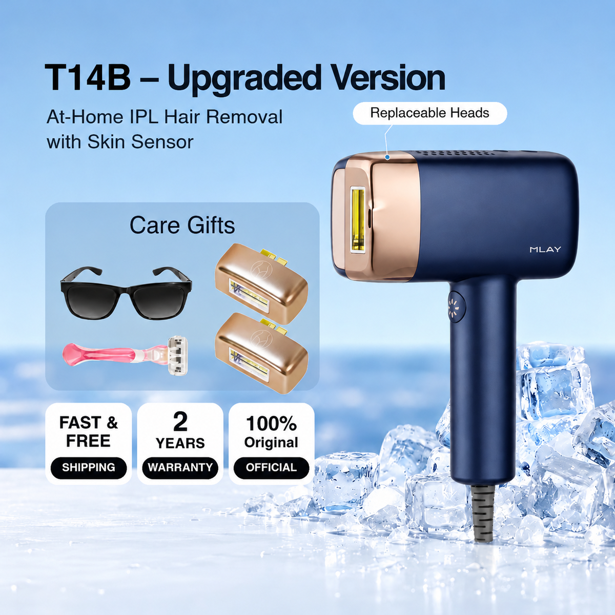 MLAY T14B Skin Tone Recognition- IPL Hair Removal