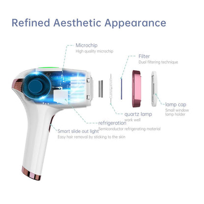 IPL hair removal FDA & SFDA & CFDA medical certified 100% safe with ICE cooling system T4